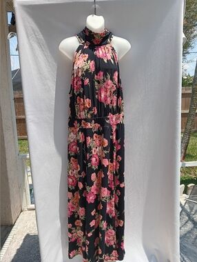 Lane Bryant Elegant Tie Halter Maxi Dress 18/20 As Seen On The Knot